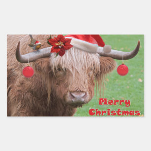 Rectangulaire Sticker pour Noël Chums