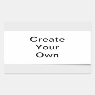 Rectangulaire Sticker rectangle