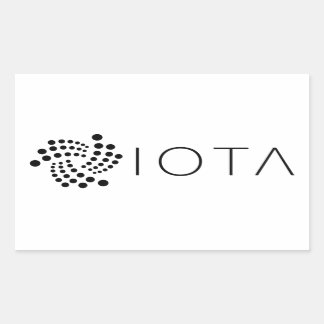 Rectangulaire Sticker Rectangle du logo IOTA