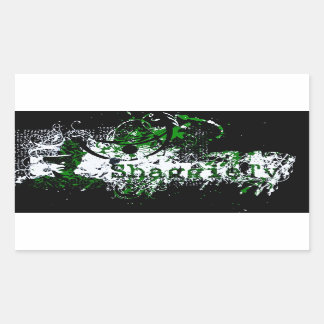 Rectangulaire Sticker ShaggieTv