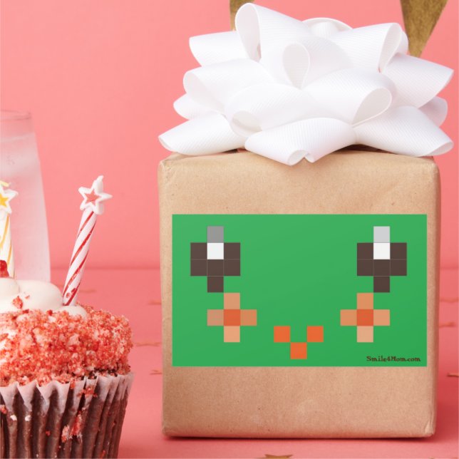 Rectangulaire Sticker Smile4Mom (Fête)