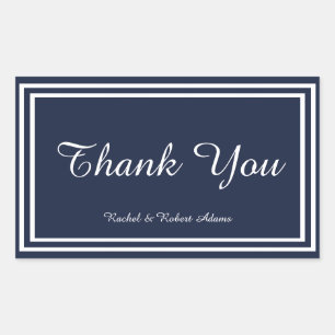 Rectangulaire Triage double marine - Sticker rectangle