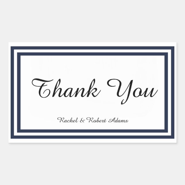 Rectangulaire Triage double marine - Sticker rectangle (Devant)