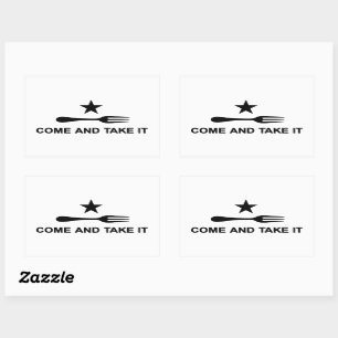 Rectangulaire Venez et prenez-le Sticker