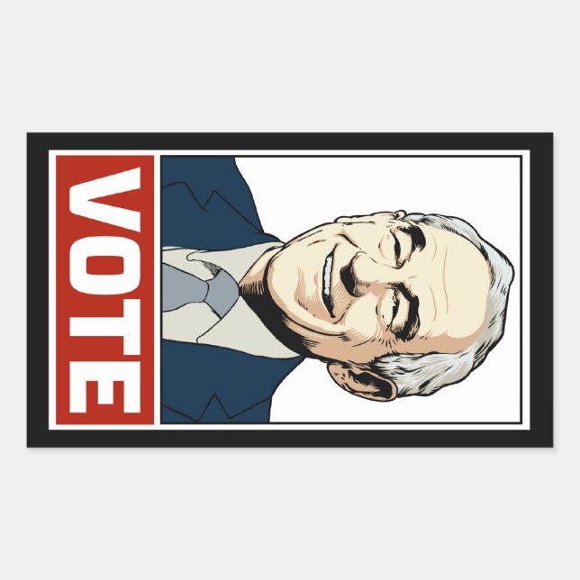Rectangulaire Vote Ron Paul Sticker (Devant)