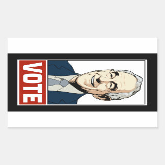 Rectangulaire Vote Ron Paul Sticker