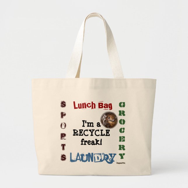 Recycler le Sac fourre-tout de freak (Devant)