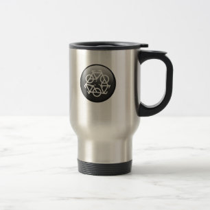 recycler tasse de voyage noir en inox Petr Kratoch