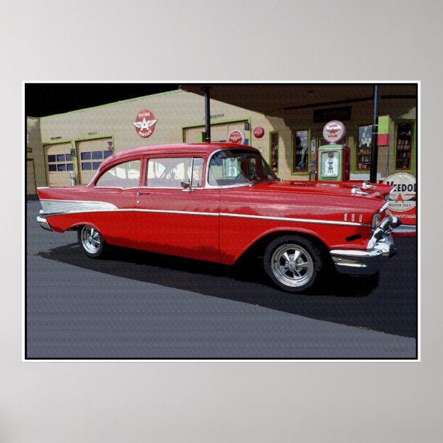 Red '57 Classic  34 x 24 Poster (Devant)