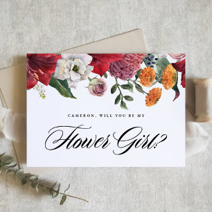 Red Amaryllis Floral Serez-Vous Ma Fille Fleur