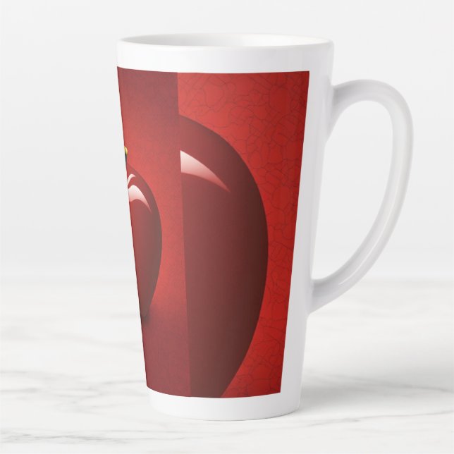 Red Apple Logo Mug | Cute Fruit Apple Icon | Minim (Droite)