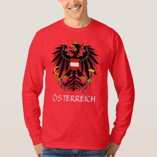RED Austria Armoiries "Österreich" T-shirt à manch