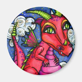 Red Baby Dragon Super mignon Magnet