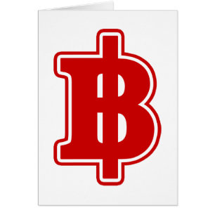 RED BAHT SIGNER ฿ Thai Money Devise ฿