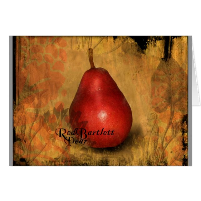 Red Bartlett Pear (Devant horizontal)