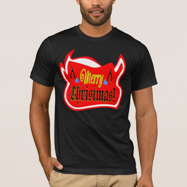 ♫ ♥ Red Bull Christmas Stylish Unisex Tshirt Basic (Devant)