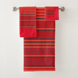 RED CHEVRON STRIPE