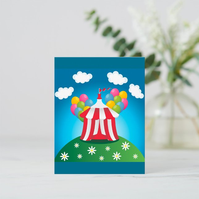 Red Circus Tent Invitations (Créateur téléchargé)