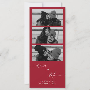 Red Collage B/W Photo Long Wedding Enregistrer la 