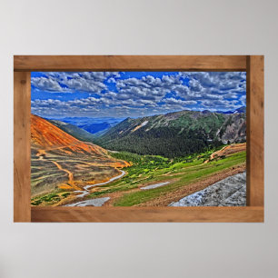 Red Cone Colorado affiche brillante