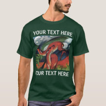 Red Deer Franz Marc Célèbre T-shirt Peinture
