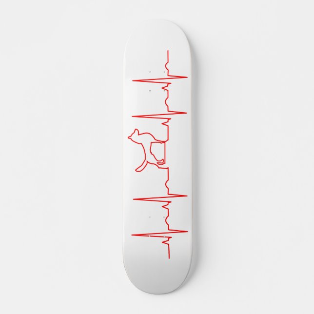 Red Dog Heartbeat skateboard (Devant)