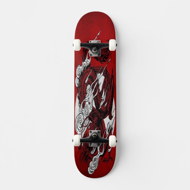 RED DRAGON FIGHTER SKATEBOARD (Recto)