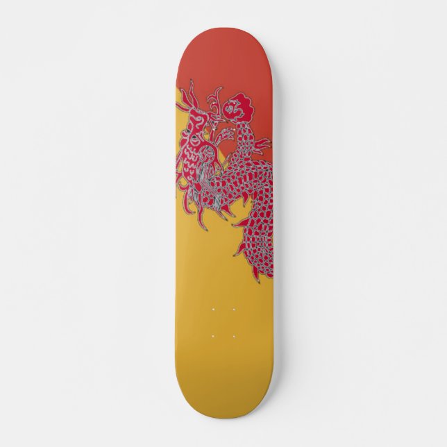 Red Dragon Skateboard (Devant)