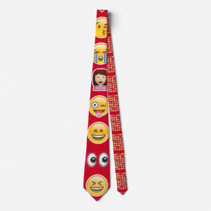 red emoji cravate