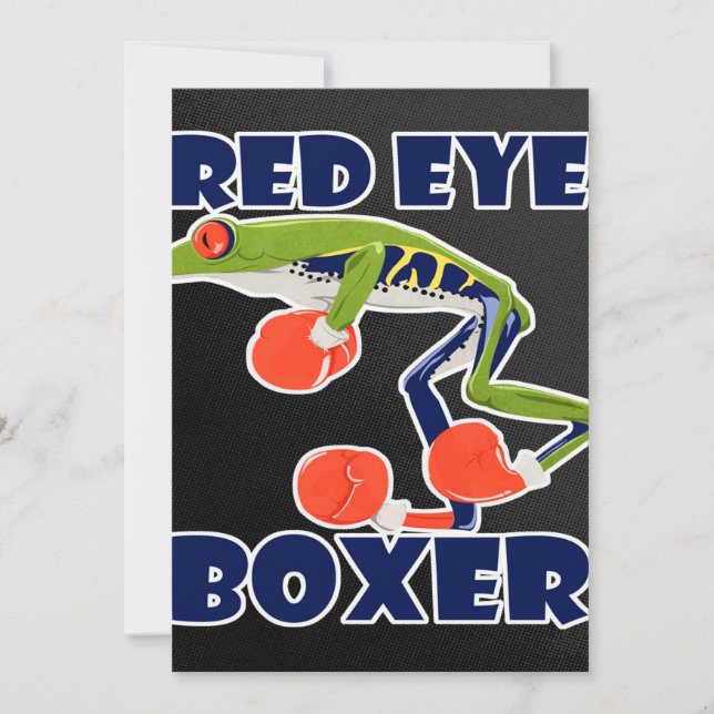 Red Eye Boxer Funny Frog Wild Amoureux des animaux (Devant)