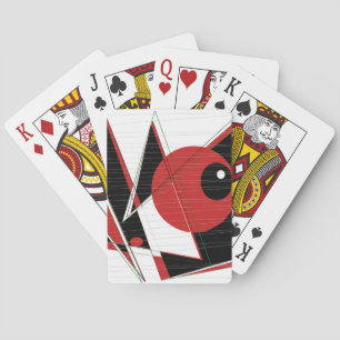 Red Eye Regarder Les Cartes De Jeu