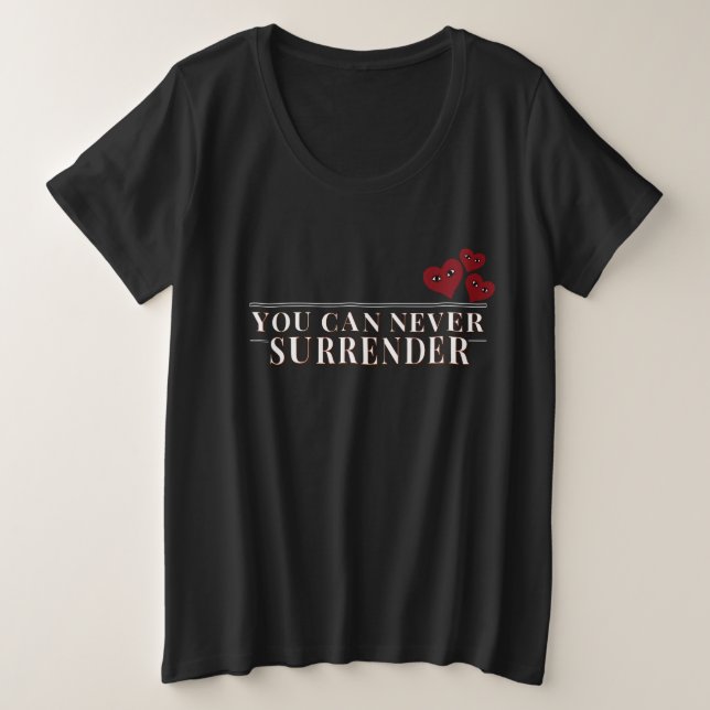 Red Face Love Heart Art (Design devant)