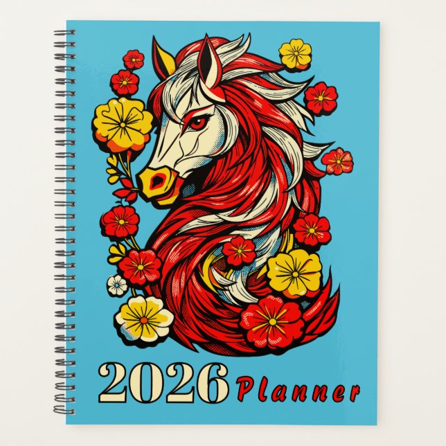 Red Fire Horse – Chinese Zodiac 2026 (Devant)