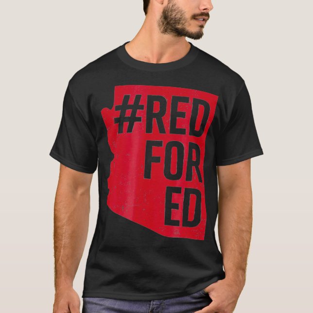 Red For Ed   Arizona Teacher Protest Tshirt Redfor (Devant)
