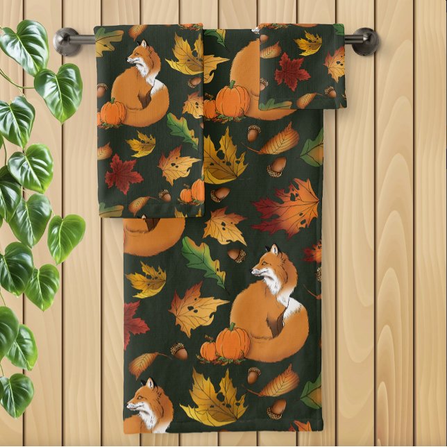Red Fox Feuilles Acorn Green (Créateur téléchargé)