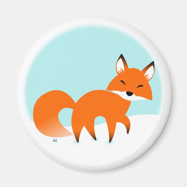 Red Fox Magnet (Devant)