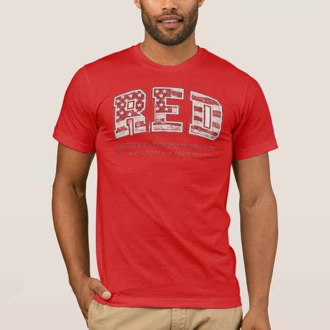 RED Friday T-Shirt - Remember Everyone Deployed -  (Devant)