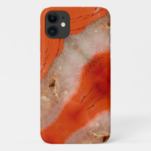Red Gemstone Stone Texture iPhone 11 Coque