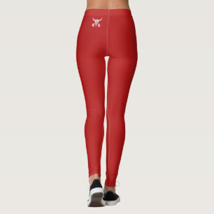 Red Ghost Dance Buffalo leggings retour image