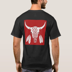 Red Ghost Dance Buffalo noir t-shirt dos