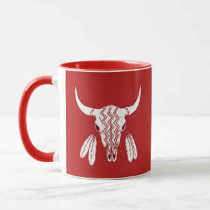 Red Ghost Dance Buffalo rouge combo mug