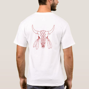Red Ghost Dance Buffalo t-shirt dos