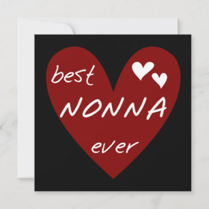 Red Heart Best Nonna Jamais T-shirts cadeaux