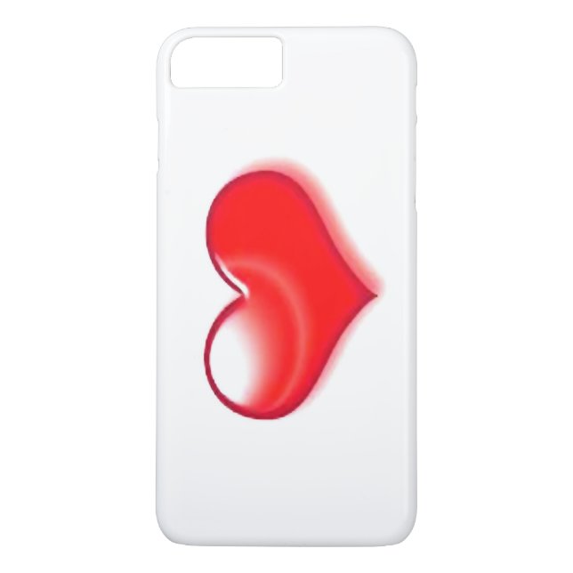 Red Heart iPhone 7 Plus Coque (Dos)