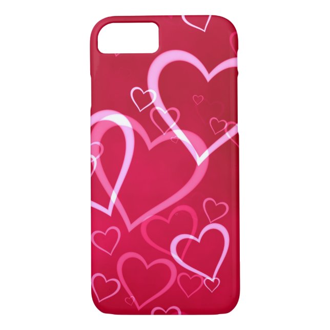 Red Heart Valentine's Day coque iphone (Dos)