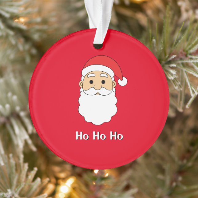 Red Ho Ho Ho Santa Claus Joyeuse famille de Noël (Arbre)