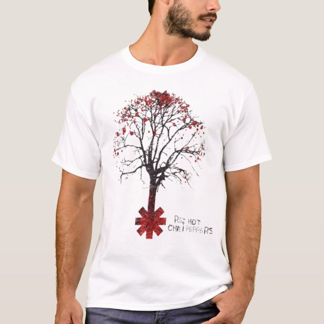 Red Hot Chili Peppers – Nature Symbol Tree T-Shirt (Devant)