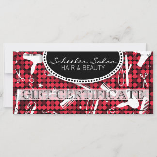 Red Hot Glam Hair & Beauty Cadeau Certificat