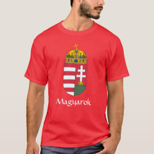 RED Hungary Armoiries Magyarok T-shirt