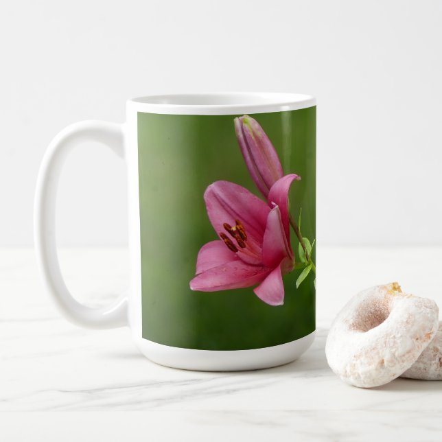 Red Lily Mug (Avec donut)